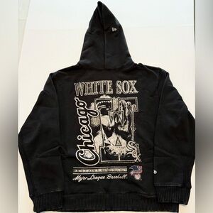 NWT Men’s New Era Black Chicago White Sox Sport Classics Hoodie, Size Medium